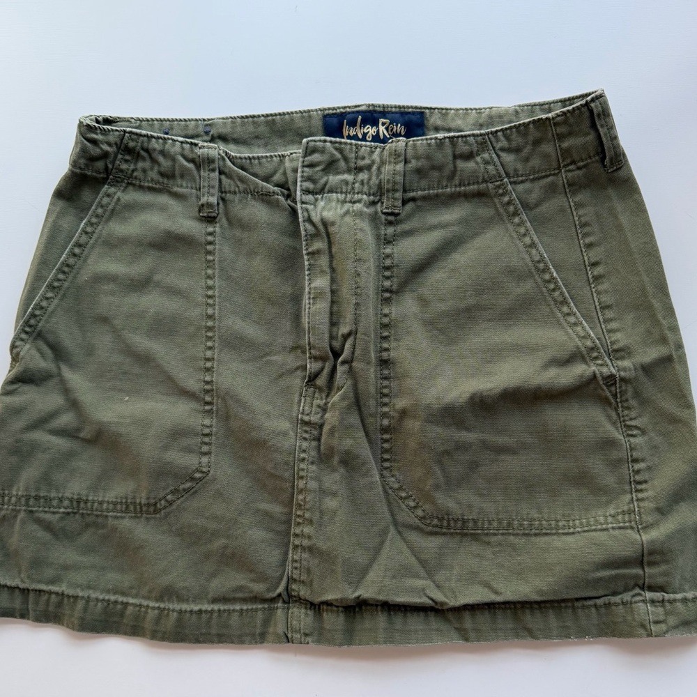 Olive Green Women's Skirt